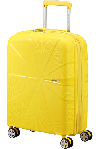 Mala de Cabine 55cm Expansível 4 Rodas Limão Elétrico