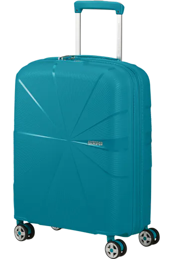 Mala de Cabine 55cm Expansível 4 Rodas Azul-Esverdeado