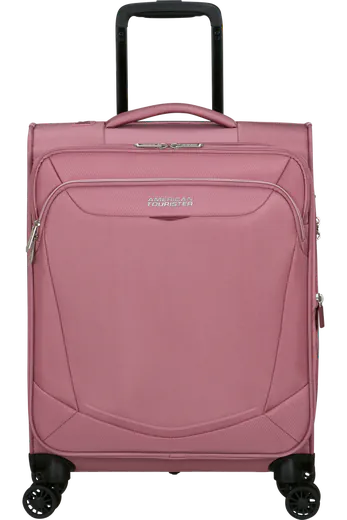 Mala de Cabine 55cm Expansível 4 Rodas Lilás Cor-de-Rosa