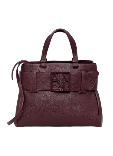 Mala Shopper Grande Armani Exchange Vermelha