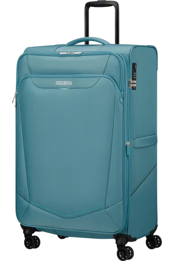 Mala de Viagem Grande 80cm Expansível 4 Rodas SummerRide Brisa Azul