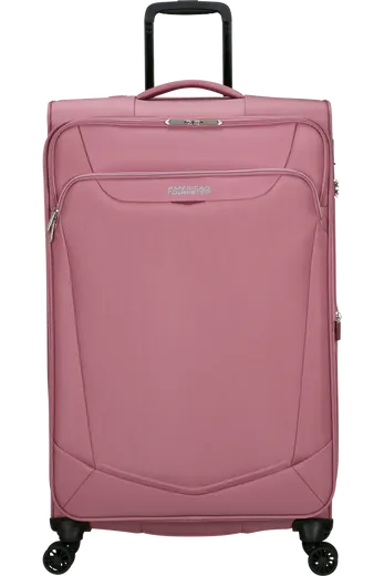 Mala de Viagem Grande 80cm Expansível 4 Rodas Lilás Cor-de-Rosa