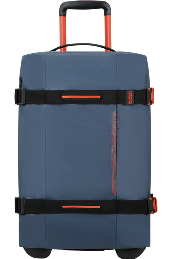 Saco de Viagem 55cm 2 Rodas Azul/Laranja