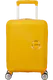 Mala de Viagem Pequena 47cm 4 Rodas Amarela