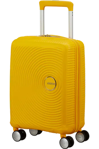 Mala de Viagem Pequena 47cm 4 Rodas Amarela