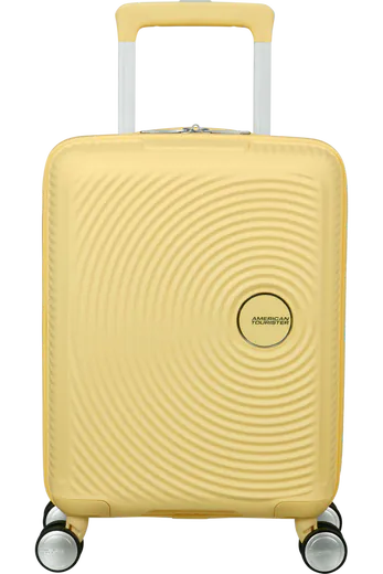 Mala de Viagem Pequena 47cm 4 Rodas Amarelo Pastel