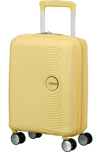 Mala de Viagem Pequena 47cm 4 Rodas Amarelo Pastel