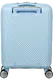 Mala de Viagem Pequena 47cm 4 Rodas Azul Pastel - Mala de Viagem Pequena 47cm 4 Rodas Azul Pastel - Soundbox Mini | MISSCATH