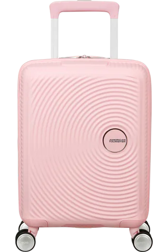 Mala de Viagem Pequena 47cm 4 Rodas Cor de Rosa Pastel