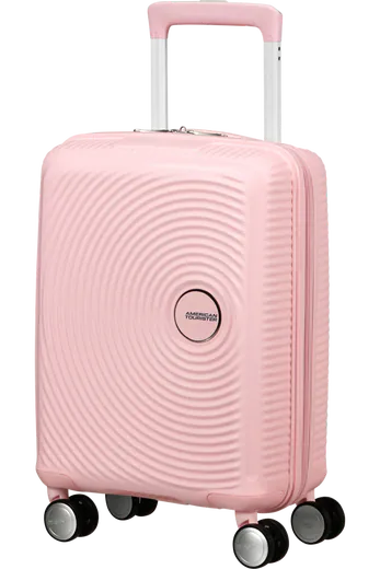 Mala de Viagem Pequena 47cm 4 Rodas Cor de Rosa Pastel