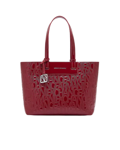Mala Shopper Armani Exchange Feminina Vermelha
