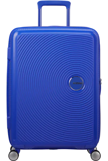 Mala de Viagem Média 67cm Soundbox Expansível Azul-Cobalto