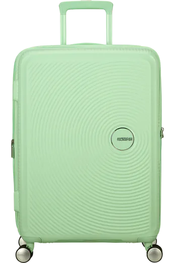 Mala de Viagem Média 67cm Soundbox Expansível Verde Pastel