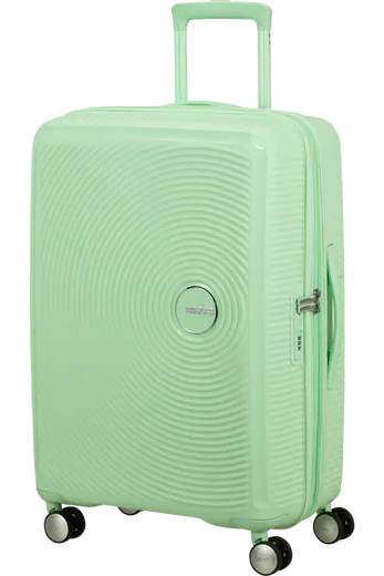 Mala de Viagem Média 67cm Soundbox Expansível Verde Pastel