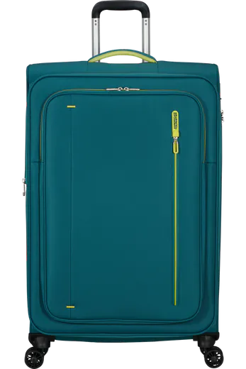 Mala de Viagem Grande 77cm cm Expansível 4 Rodas Verde-Petróleo