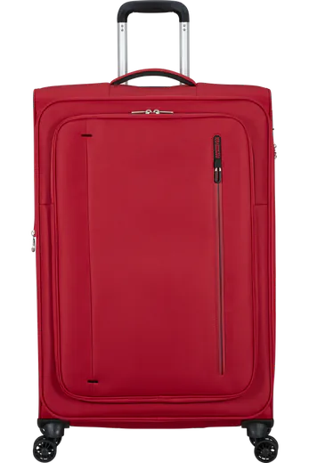 Mala de Viagem Grande 77cm cm Expansível 4 Rodas Vermelho Astral