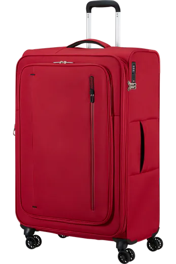 Mala de Viagem Grande 77cm cm Expansível 4 Rodas Vermelho Astral