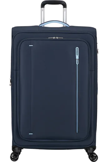 Mala de Viagem Grande 77cm cm Expansível 4 Rodas Azul-Marinho