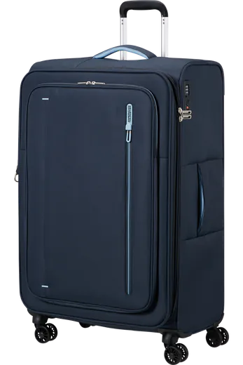 Mala de Viagem Grande 77cm cm Expansível 4 Rodas Azul-Marinho