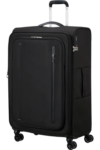 Mala de Viagem Grande 77cm cm Expansível 4 Rodas Preta