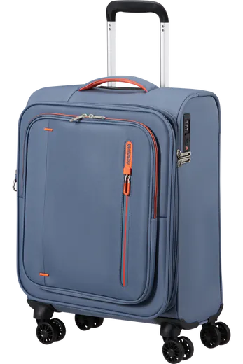 Mala de Cabine 55cm Expansível 4 Rodas Azul-Pedra