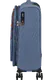 Mala de Cabine 55cm Expansível 4 Rodas Azul-Pedra - Mala de Cabine 55cm Expansível 4 Rodas Azul-Pedra - CloudRider | MISSCATH