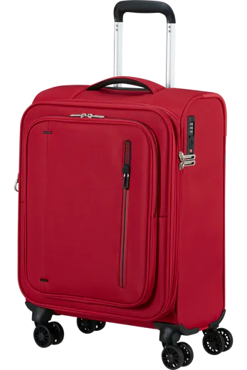 Mala de Cabine 55cm Expansível 4 Rodas Vermelho Astral