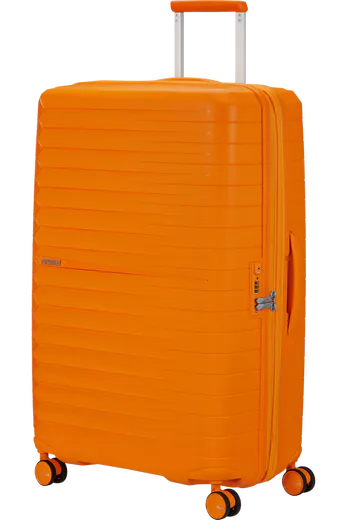 Mala de Viagem Grande 78cm Expansível 4 Rodas Laranja Radiante