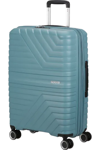 Mala de Viagem Média 67cm Expansível 4 Rodas Azul Tempestade