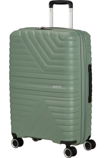 Mala de Viagem Média 67cm Expansível 4 Rodas Verde Botânico