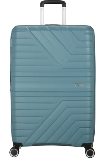 Mala de Viagem Grande 78cm Expansível 4 Rodas Azul Tempestade