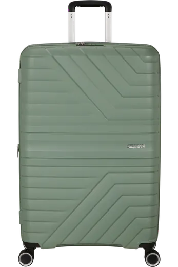 Mala de Viagem Grande 78cm Expansível 4 Rodas Verde Botânico