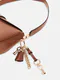 Mala de Ombro/Tiracolo Brooke Charm Castanha - Guess | Mala de Ombro/Tiracolo Brooke Charm Castanha | MISSCATH