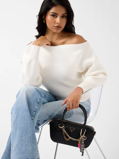 Mala de Mão Davina Charm Preta