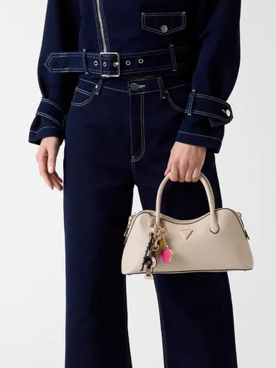 Mala de Mão/Tiracolo Davina Charm Bege