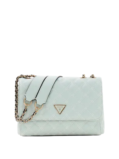 Mala de Ombro/Tiracolo Giully Quilted Verde-claro