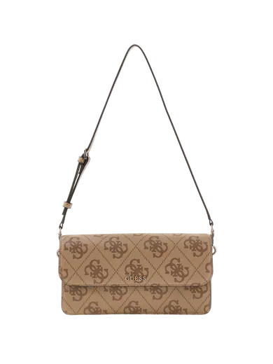 Mala de Ombro Sadie Logo Castanha