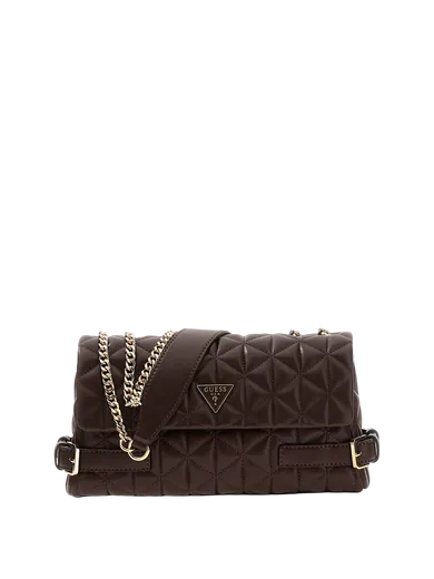 Mala de Ombro/Tiracolo Paisleigh Acolchoada Castanha