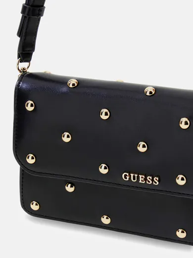 Mala de Ombro Sadie Tachas Preta