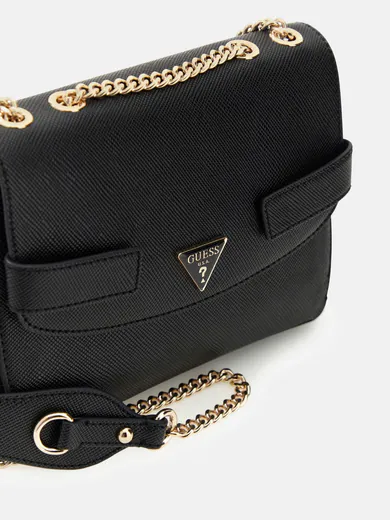 Mala de Ombro/Tiracolo Serenova Saffiano Preta