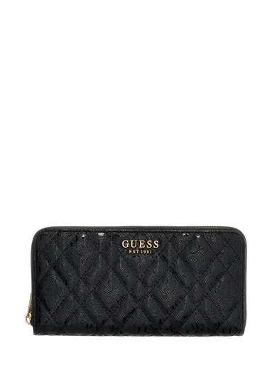 Carteira Grande Isemay 4G Logo Preta