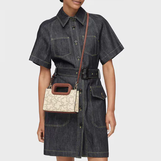 Mini Mala Tiracolo Kaos Icon Bege