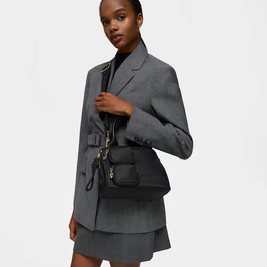 Mala Shopper Pequena Roomy Preta