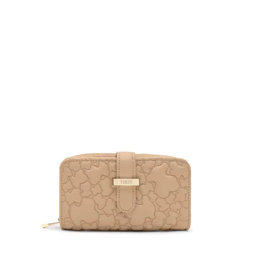 Carteira Bridge Puffy Bear Areia