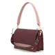 Mala de Tiracolo Média Audree Saffiano Bordô/Rosa - Tous | Mala de Tiracolo Média Audree Saffiano Bordô/Rosa | Misscath