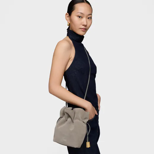 Mala Bucket Pequena Tous Heritage Taupe