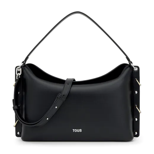 Mala de Tiracolo City Jewelry Studs Preta