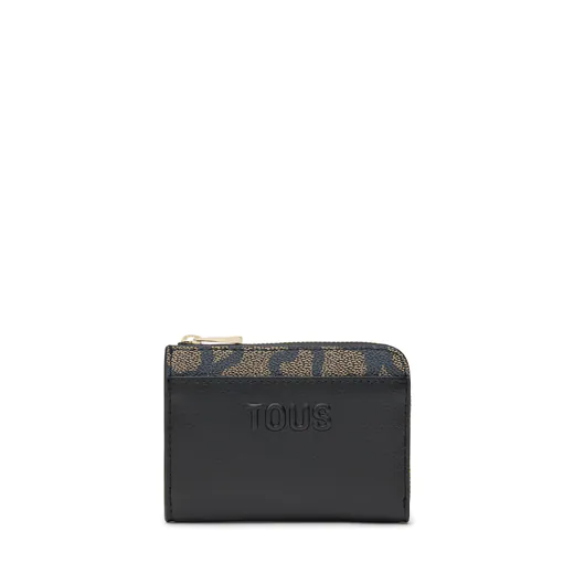 Porta-moedas/Porta-cartões Kaos Icon Preta