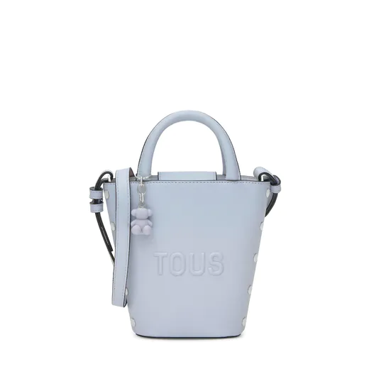 Minimala de Mão Back To Basics Azul-acizentado