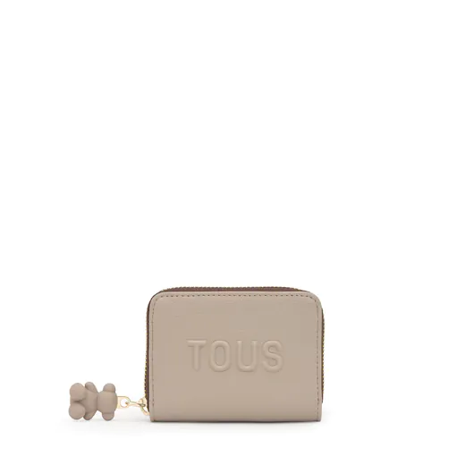 Porta-moedas Back to Basics Taupe